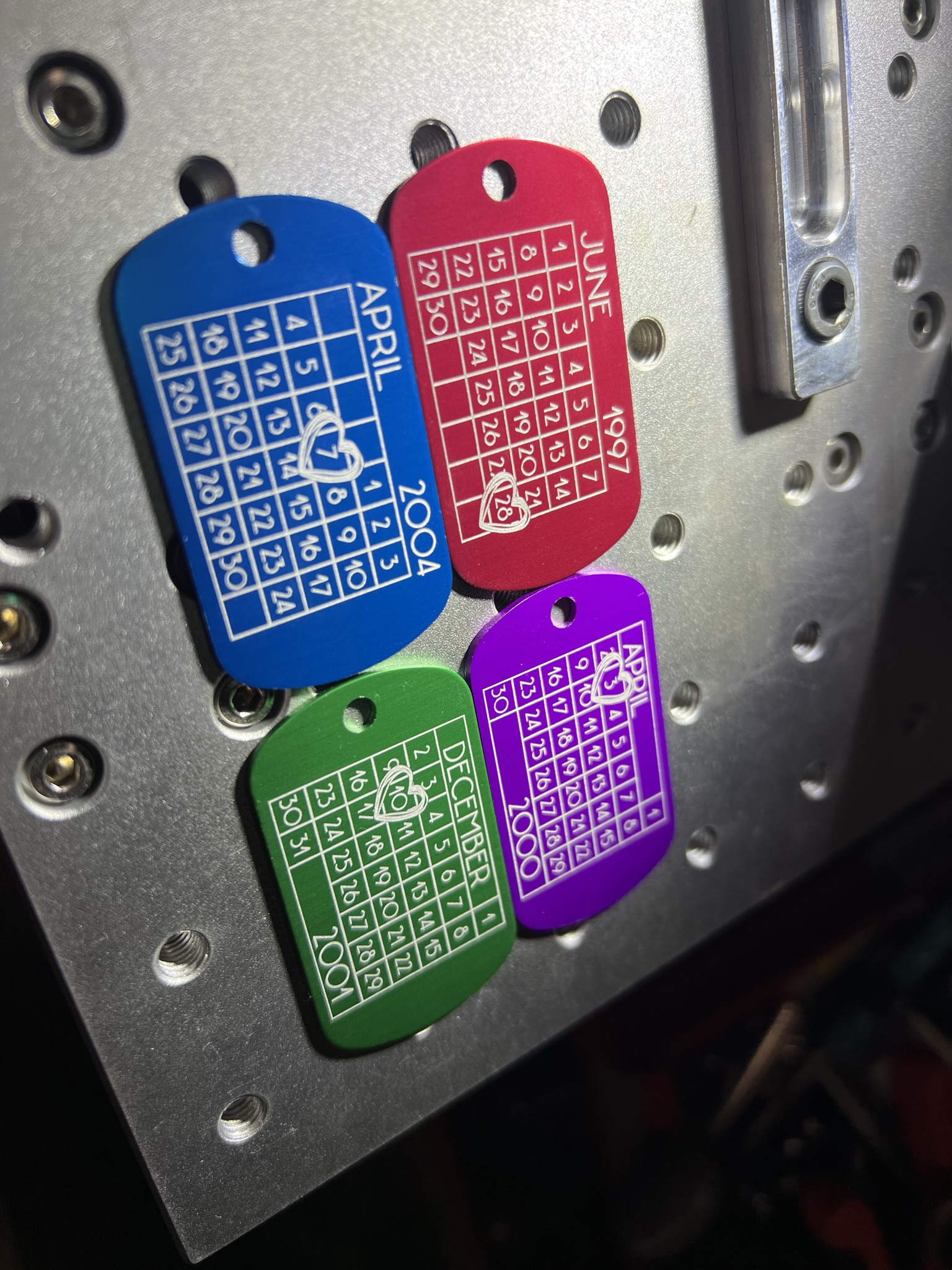 Customized Dogtag Keychains